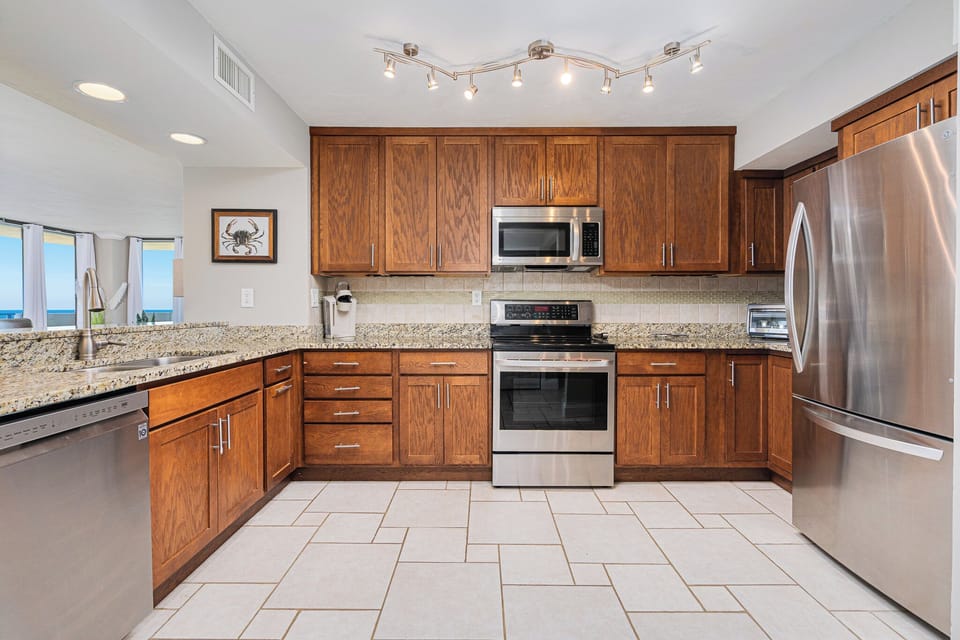 Spacious kitchen