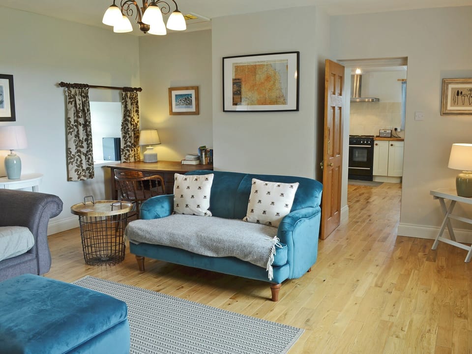 Tastefully furnished living room with wood burner | Havannah Cottage, Alnham, near Rothbury