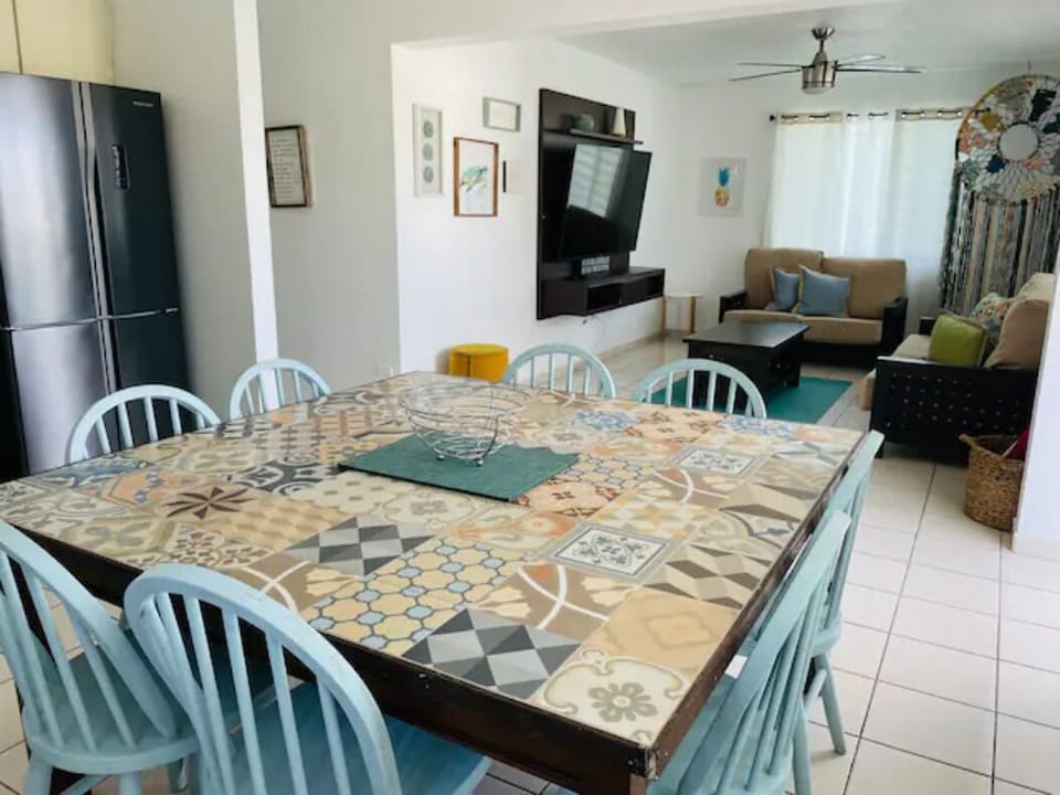 View of dinning and living room