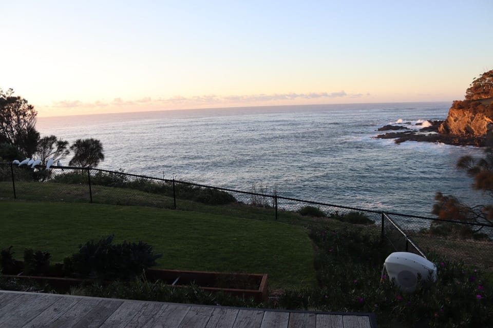 View from the rear deck in the early morning