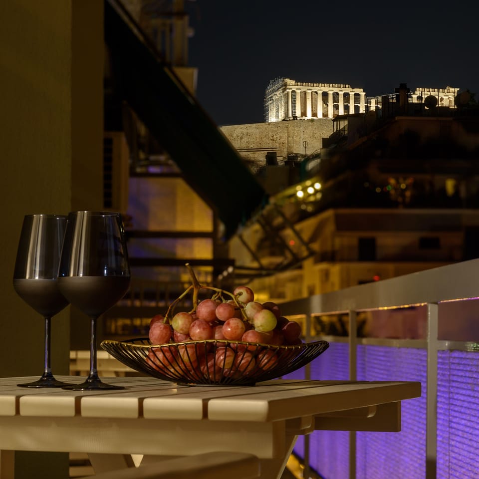 view from the balcony