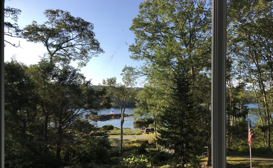 View from the front yard