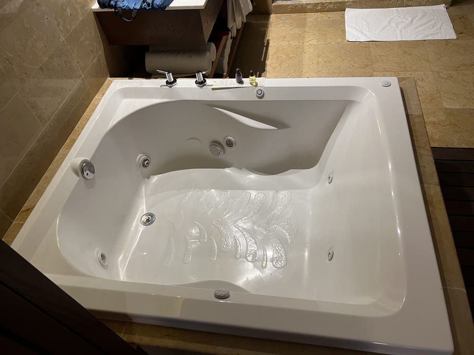 Master bathroom jetted tub