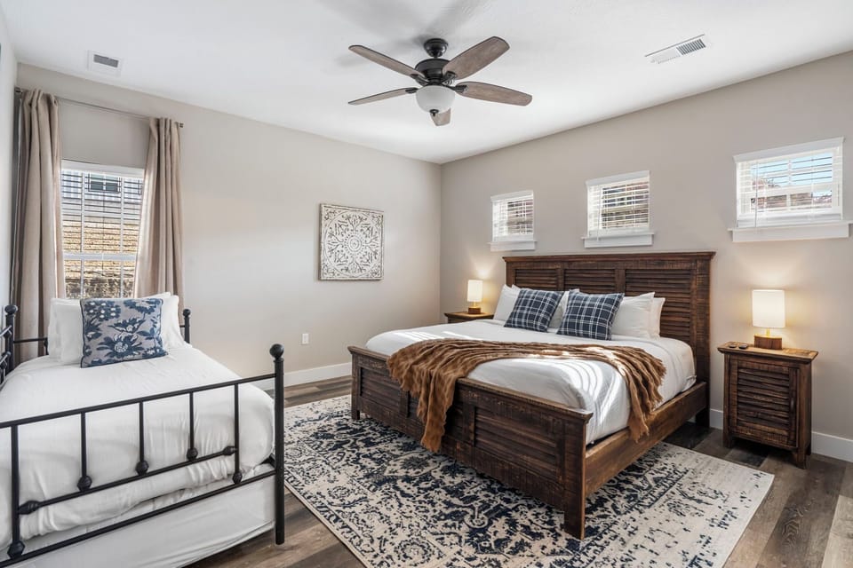 Upper level King bedroom #1 w/ ensuite bath