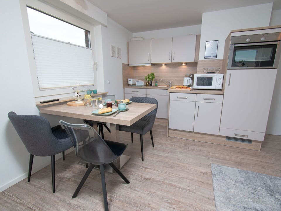 Cabinetry, Furniture, Countertop, Table, Chair, Building, Window, Kitchen Appliance, Wood, Kitchen Stove