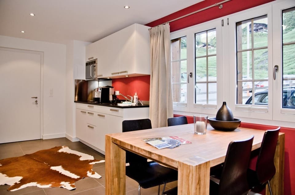 Kitchen and dining area