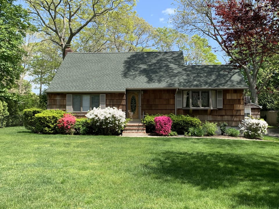 House during spring