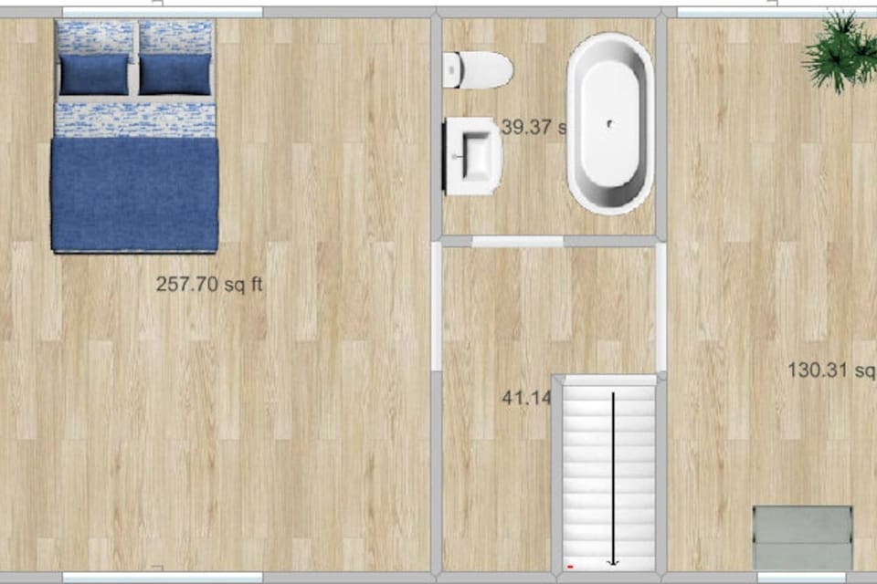 An overview of the floor plan to give you an idea of the home.