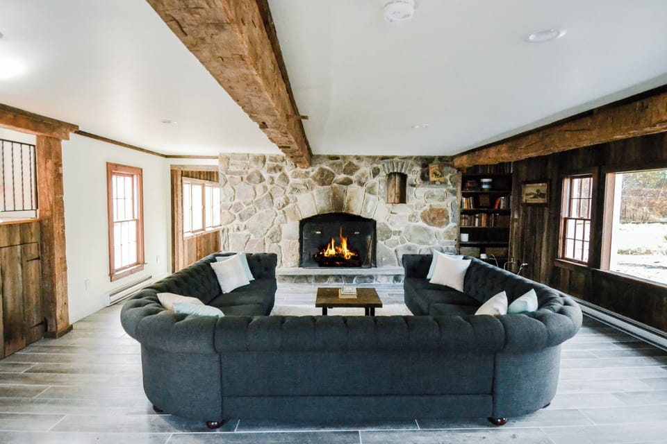 The interiors are spacious and inviting, with room to spread out and relax.