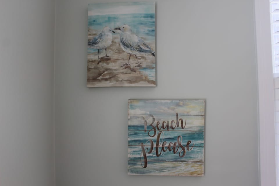 Beach decor. 
