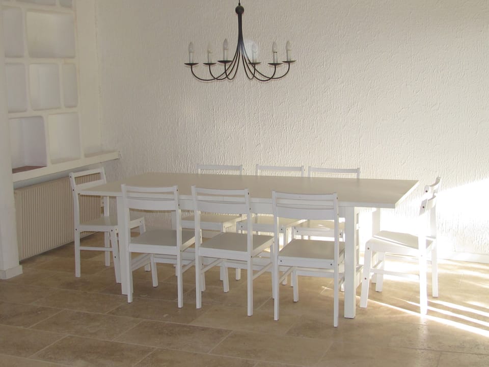 The dinning corner on the other side of the living room