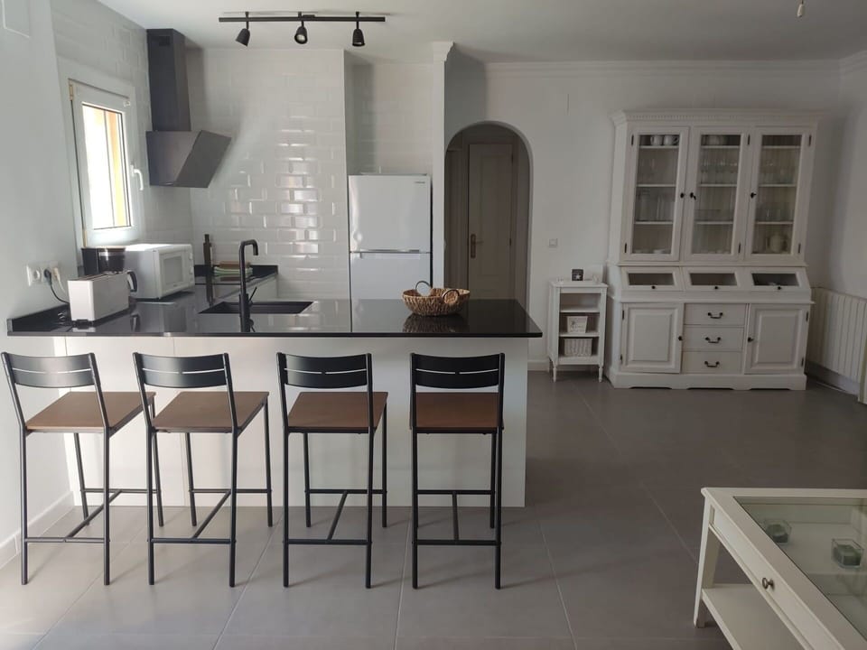 Cabinetry, Property, Table, Furniture, Countertop, Chair, Wood, Kitchen, Interior Design, Flooring