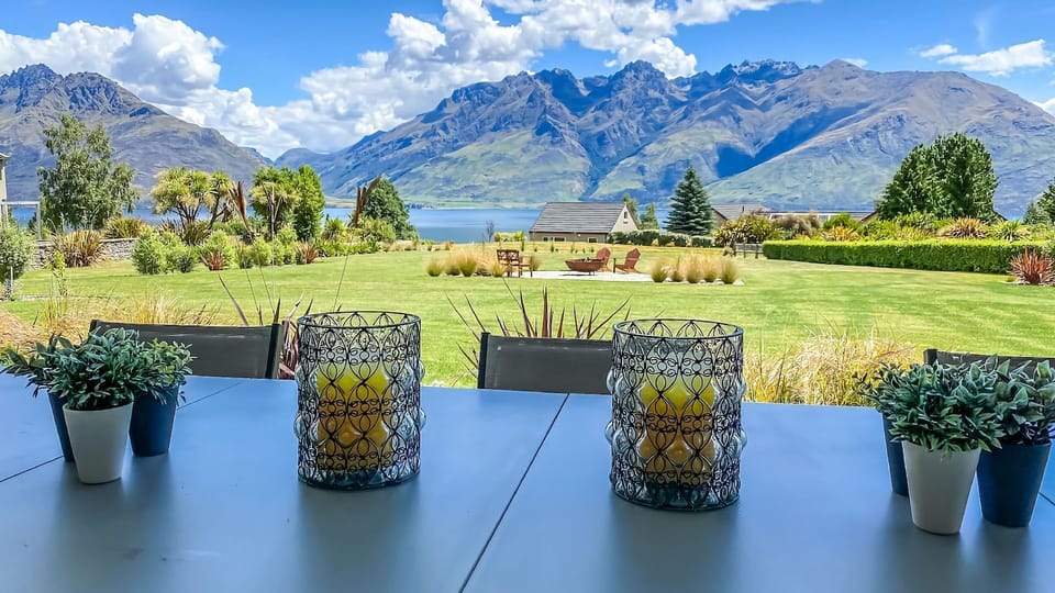 The view from the front patio area