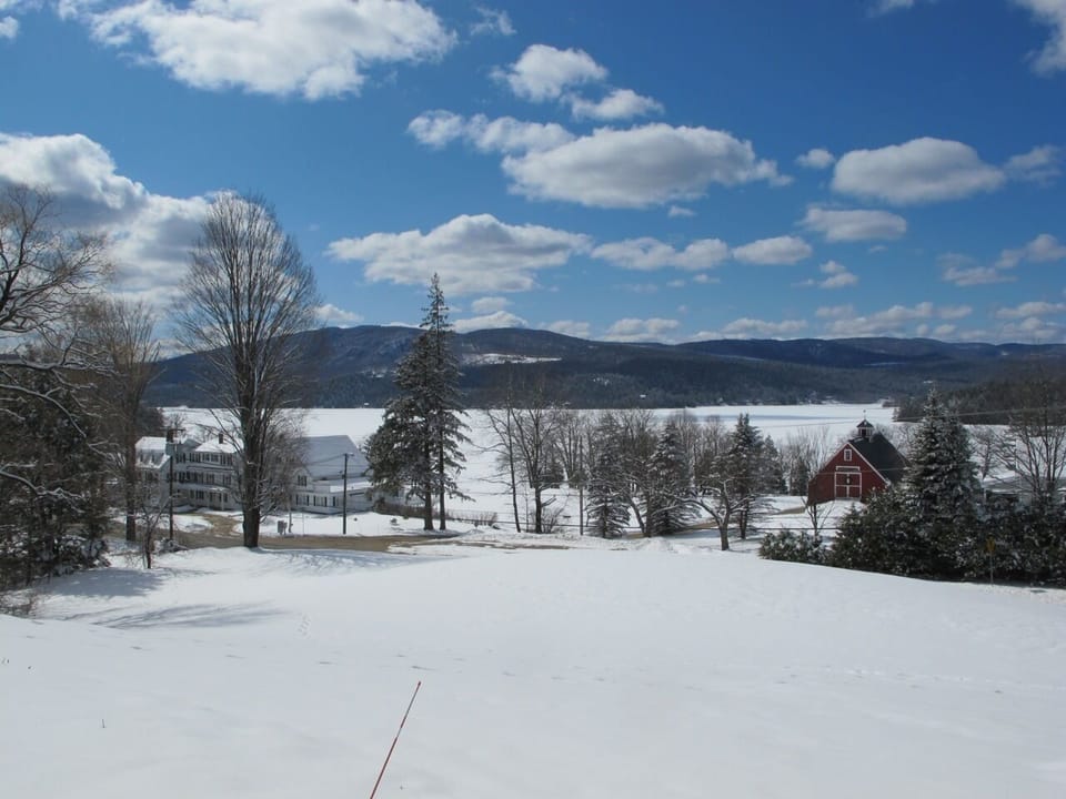 View of the property during winter