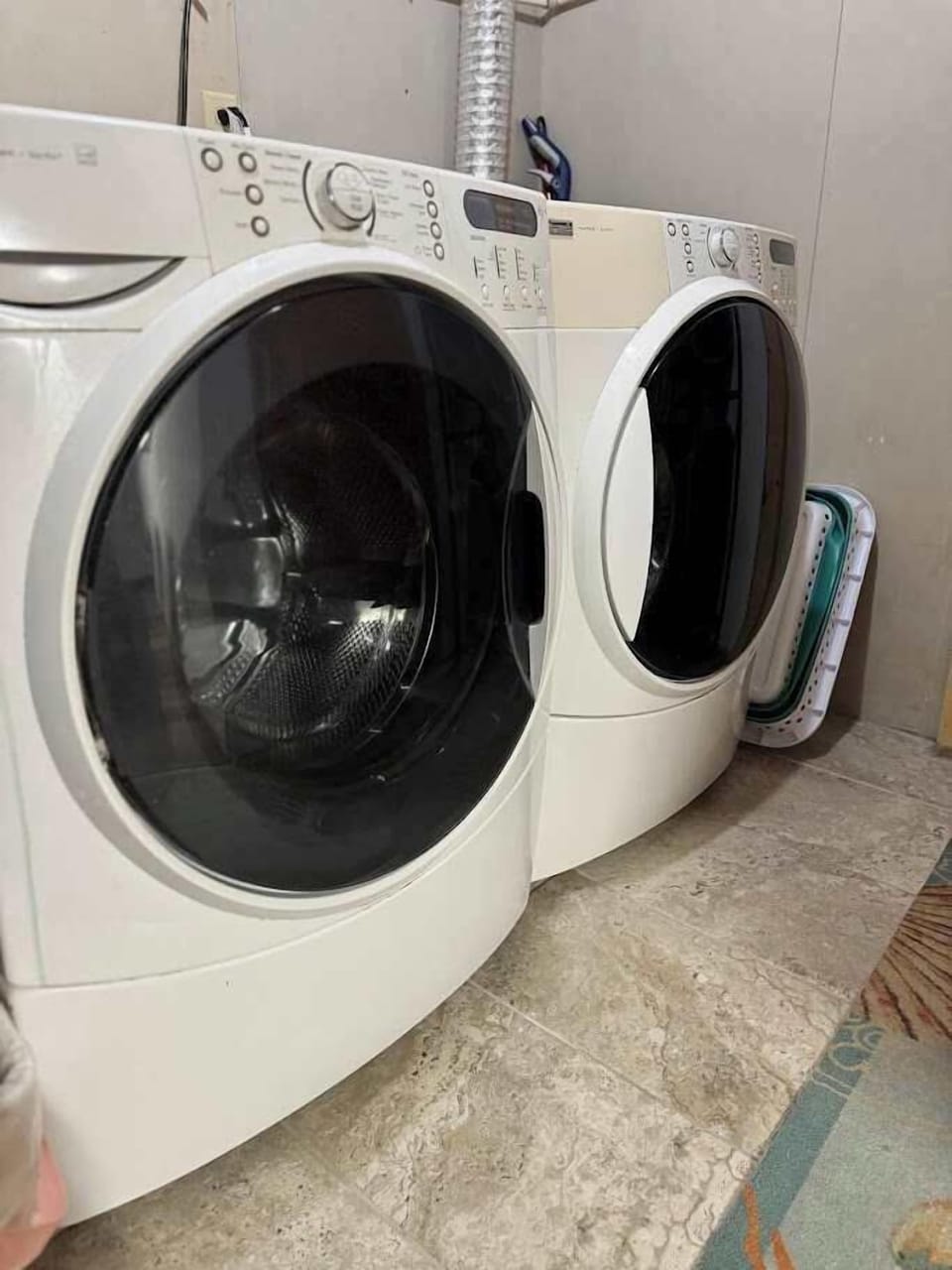 Washer & Dryer on Lower Level