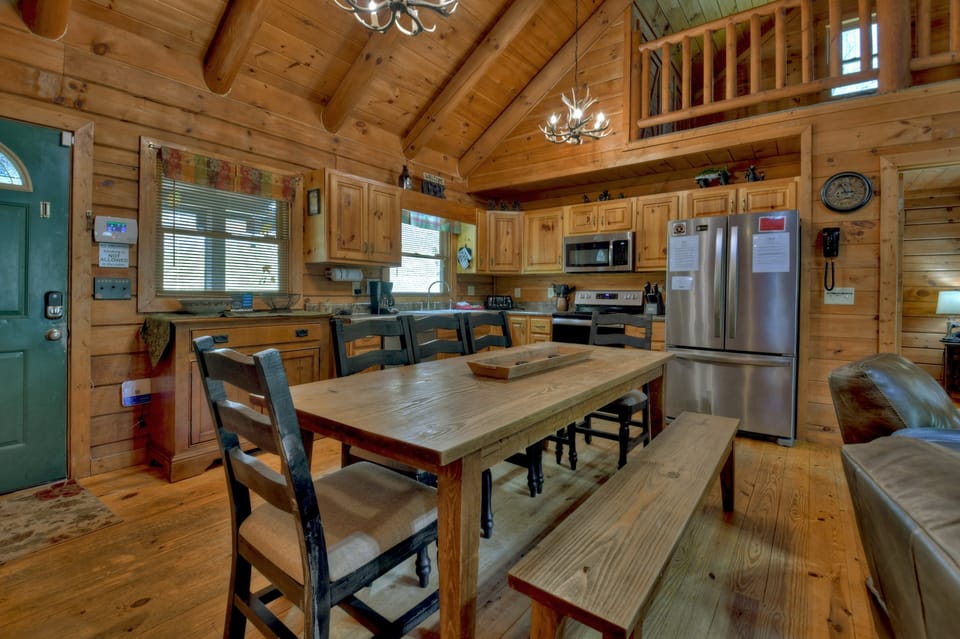 Open Concept Kitchen and Dining Area