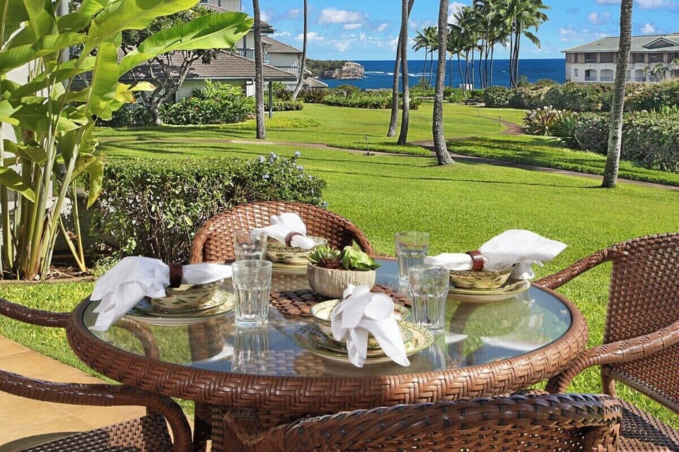 Poipu Sands 213 Overlooking Garden & Ocean Views