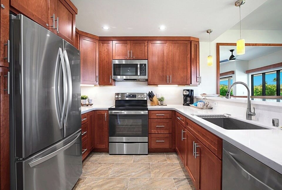Renovated kitchen