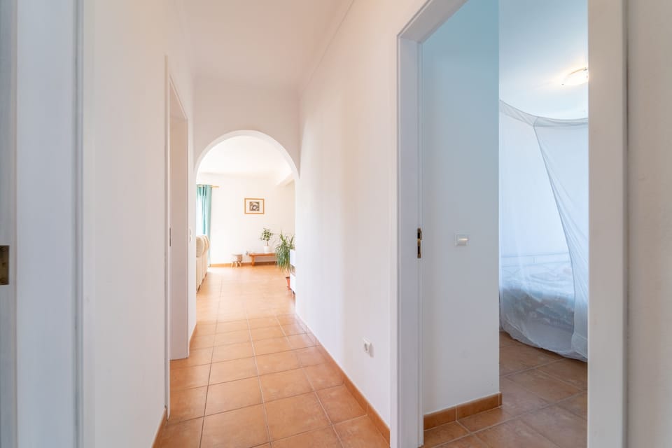 Hall leading to bedrooms