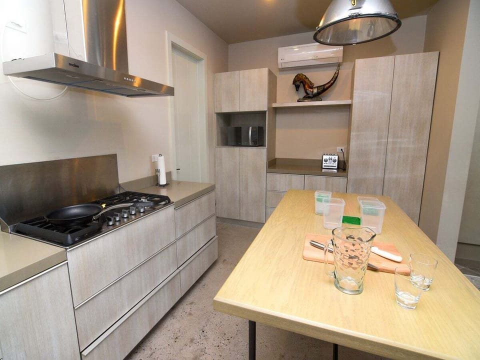 See the functional kitchen area at Casa Playa Vista in La Hacienda San Felipe Baja California — perfect for meal prep.