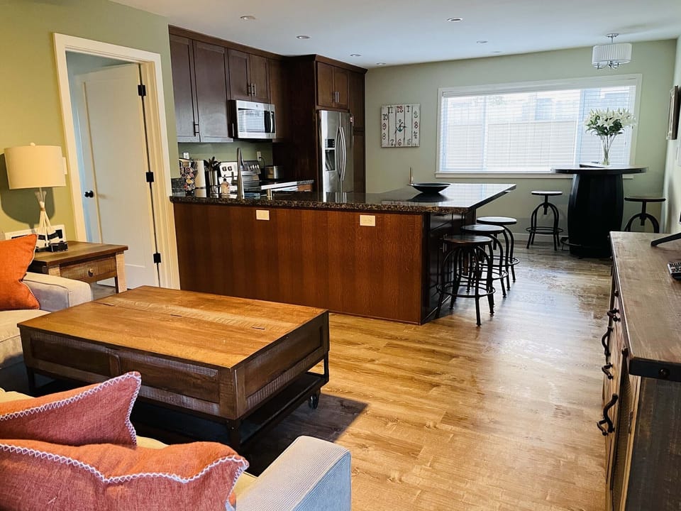 Kitchen and living room