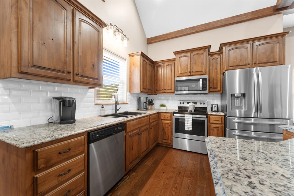 Well-equipped kitchen