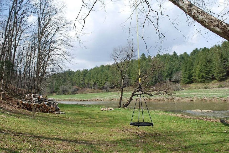 Tree Swing By The River