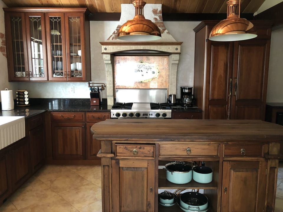 kitchen with gas stove