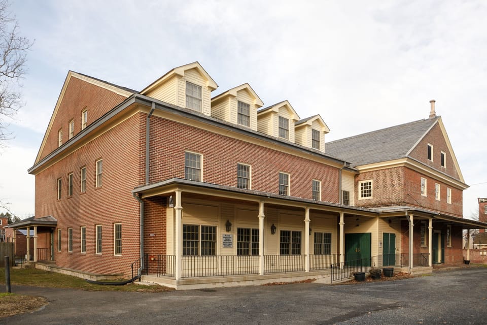 View from on-site parking lot