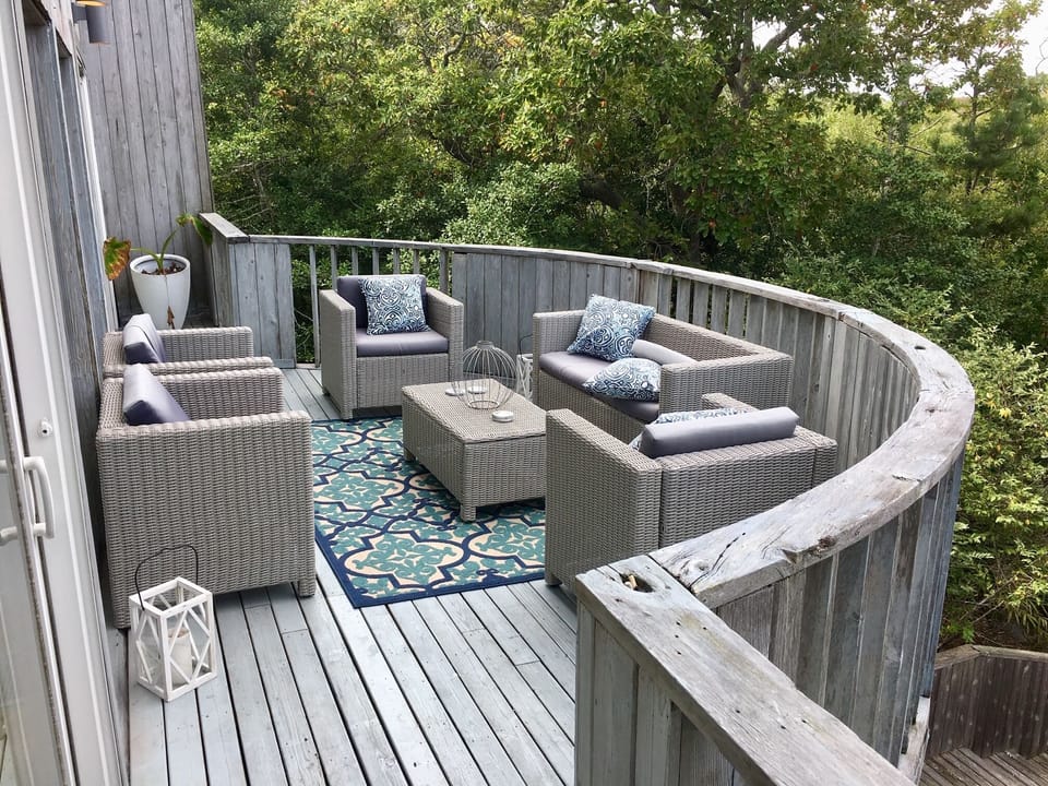 Second floor outdoor living area.