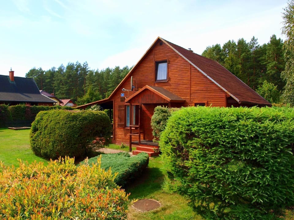 External view of the building. The summer house for eight people