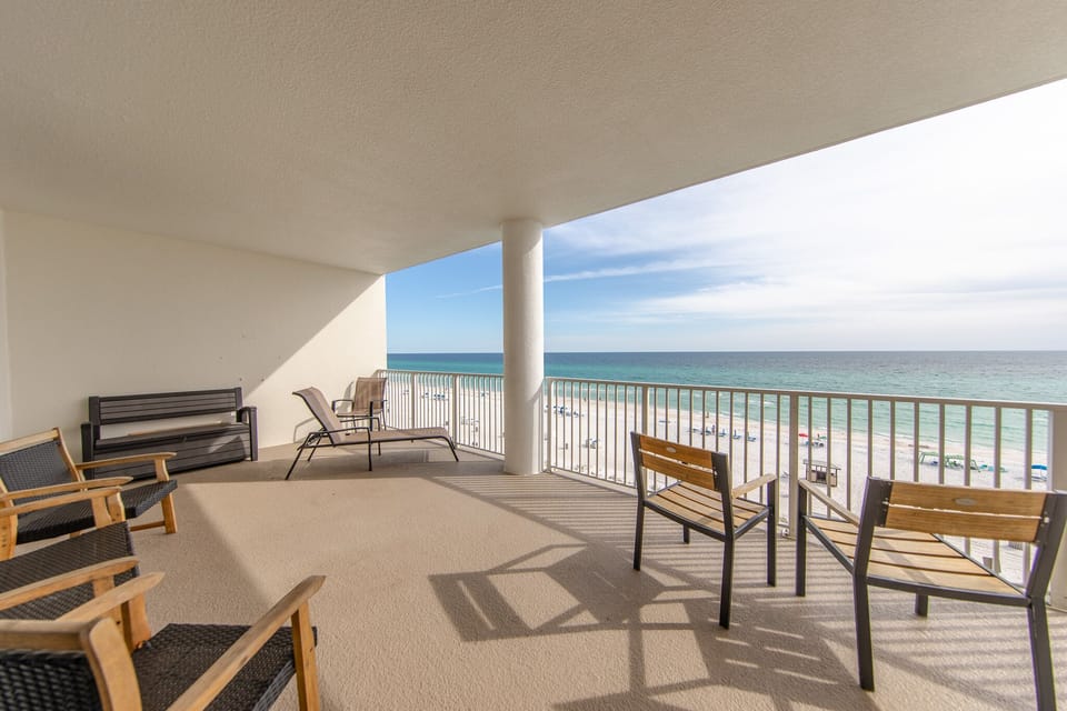 Private balcony.