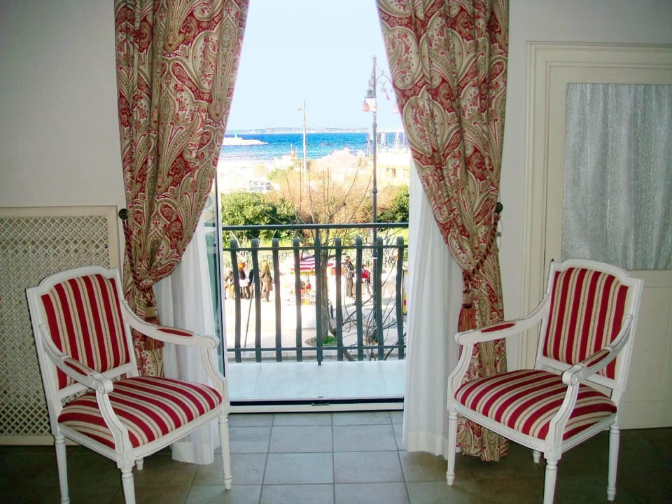 View from the window. Balcony