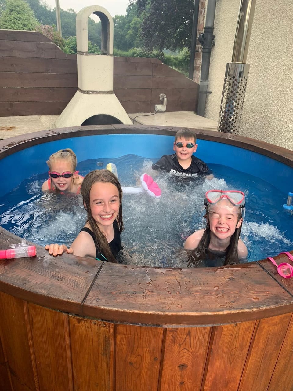 Wood Burning Hot Tub