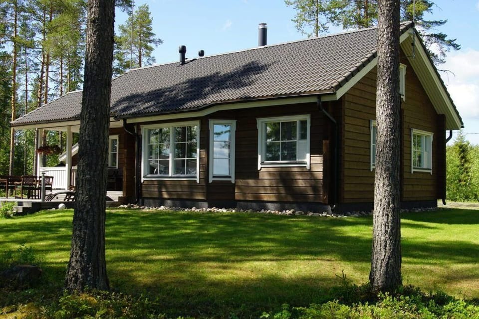 External view of the building. Villa