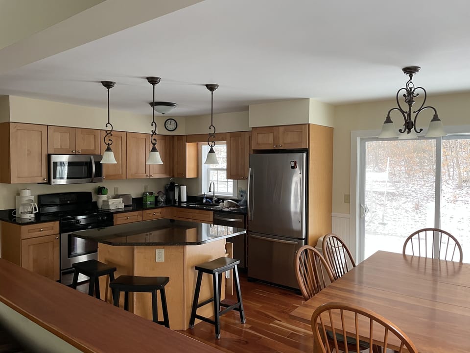 Kitchen and dining area