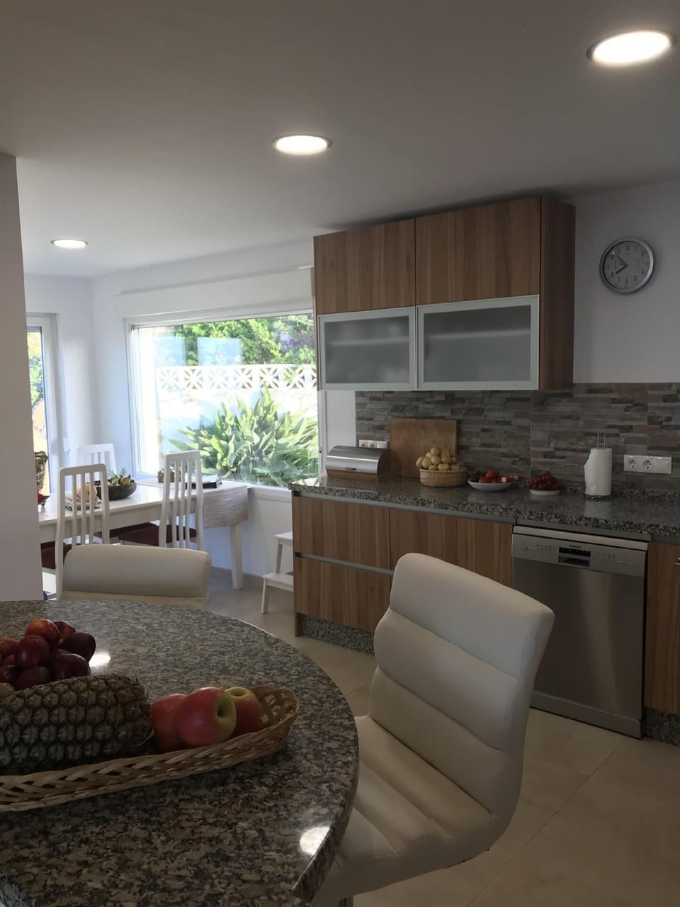 new built kitchen with lots of extras