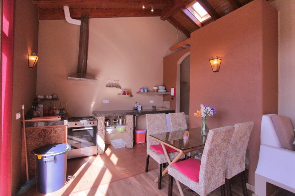 Open style kitchen, living and dining