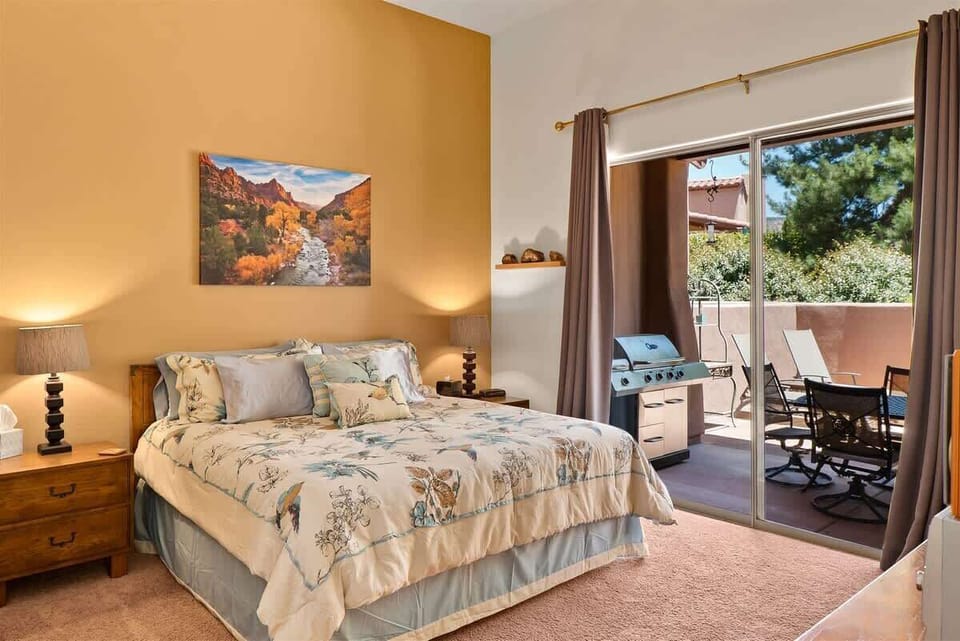 Bedroom 1 is beautifully furnished with a king size bed