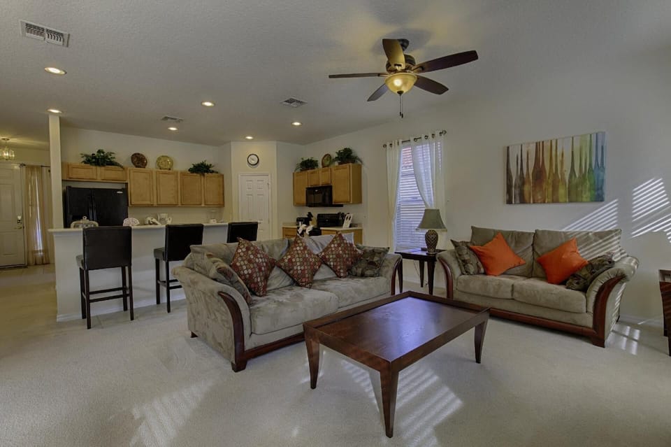 Spacious Open Living Room