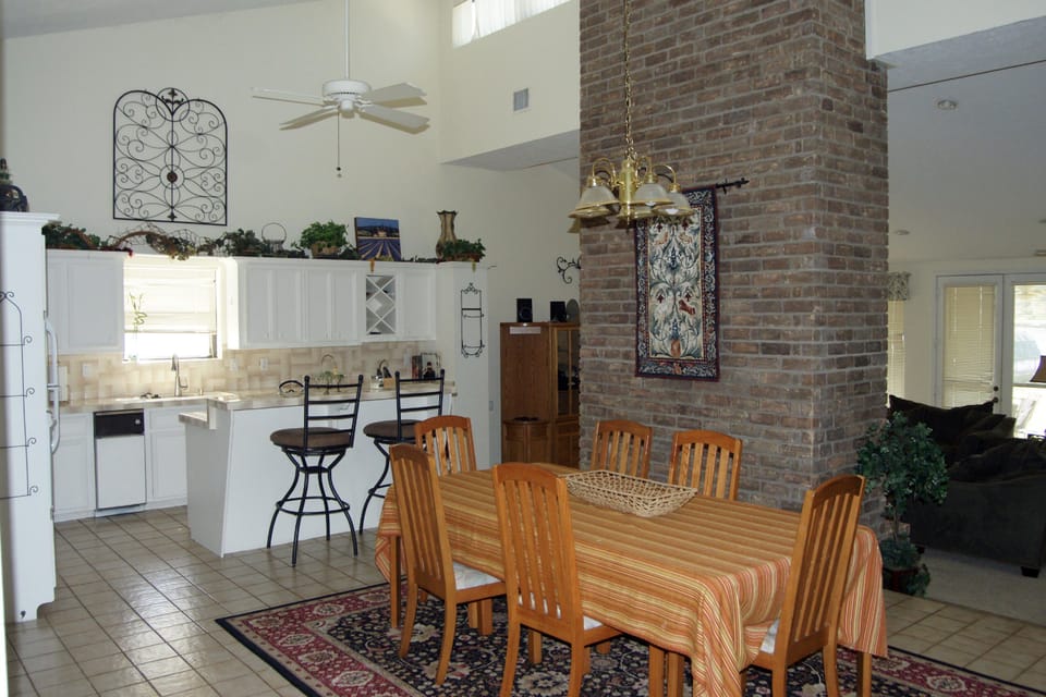 Kitchen and dining room