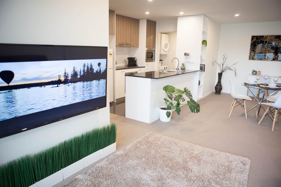Open plan living area