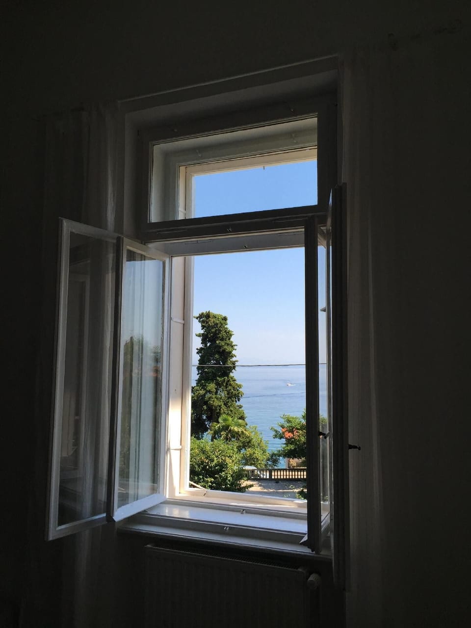 Living room window view