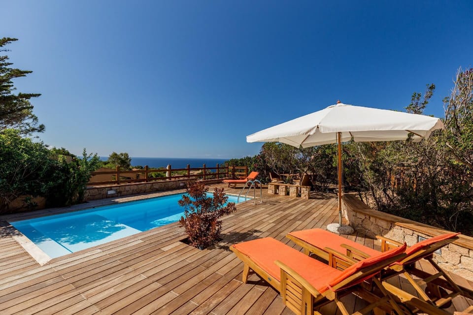 Pool. private pool with sea view