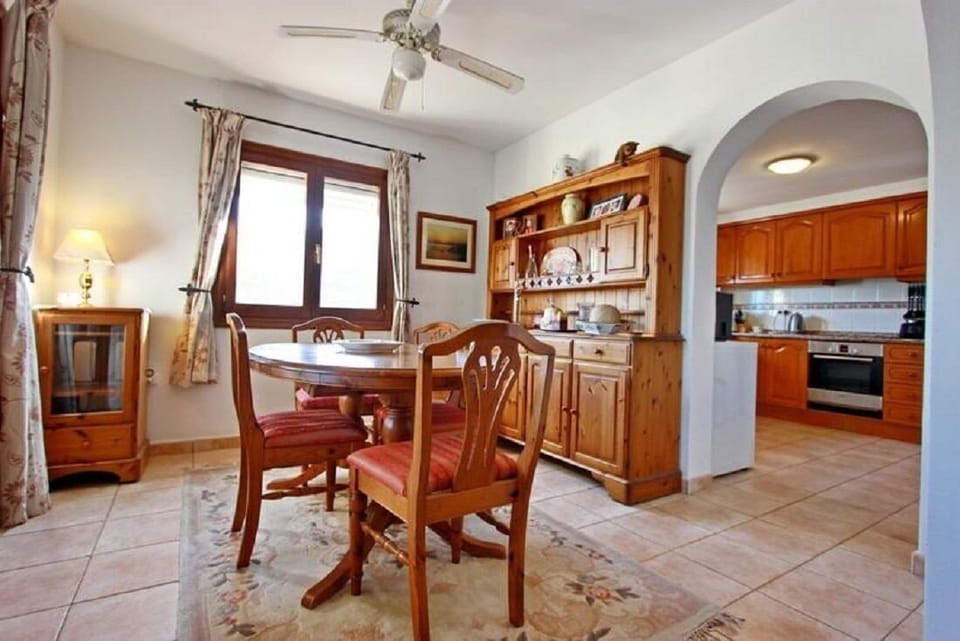 Dining room and kitchen