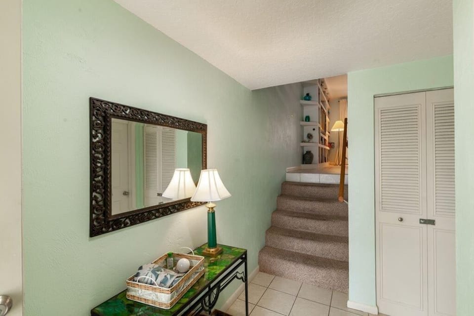 Entryway (and level 1) contains the garage and laundry room