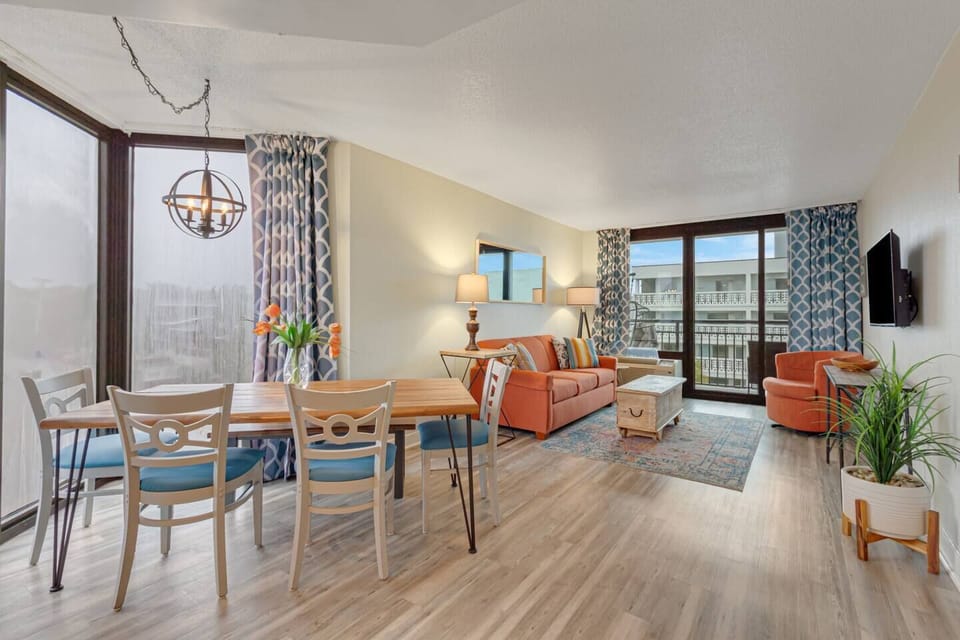 Relax in a beachy comfort corner of our oceanview suite, where the entire space is adorned with coastal-inspired decor, creating a cozy and inviting atmosphere.