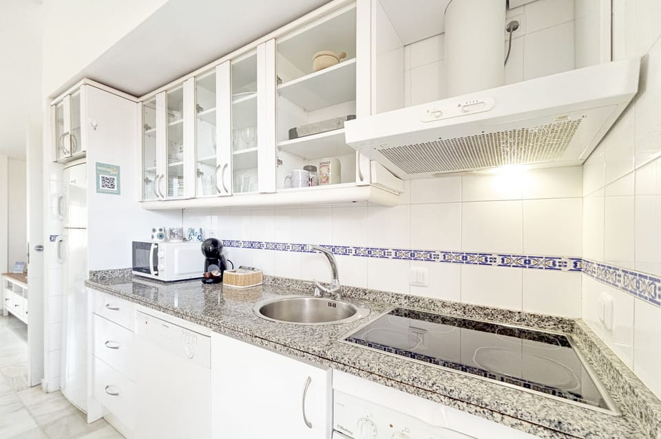 Bright and Equipped Kitchen