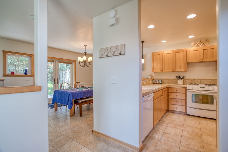 Hallway to Kitchen and Dining Area