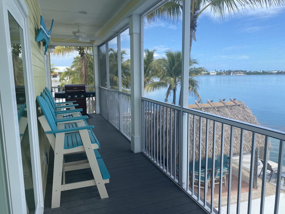 Best view in the Keys. Great place for your morning coffee or for sunset
